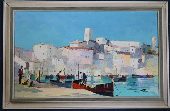 § Cecil Rochfort DOyly-John (1906-1993) Cannes, South of France, 12 x 20in.